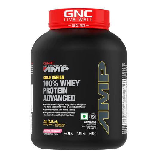 GNC AMP Gold Series 100% Whey Protein Advanced