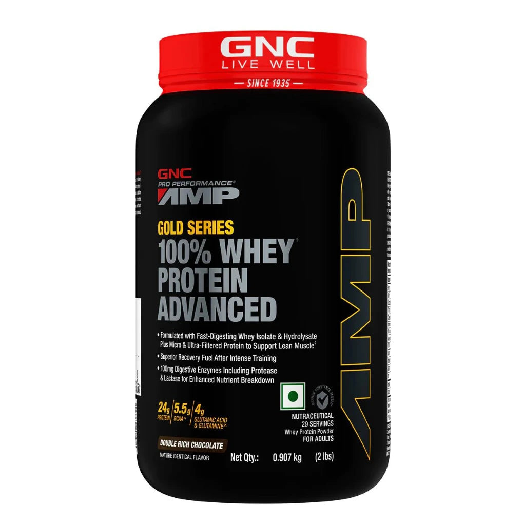 GNC AMP Gold Series 100% Whey Protein Advanced