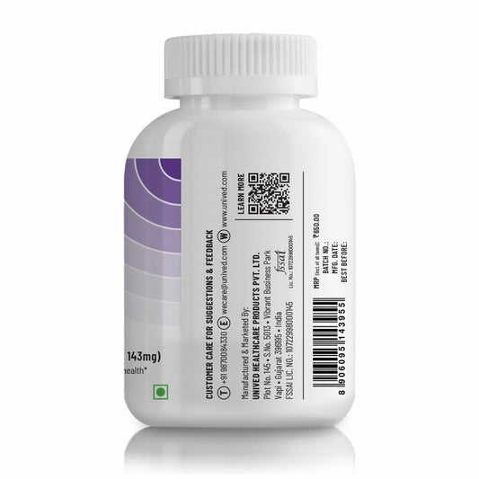 Unived Magnesium Glycinate Chelate Buffered 650mg