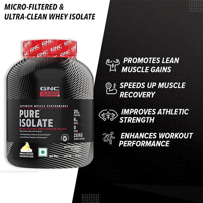 GNC AMP Pure Isolate Zero Carb