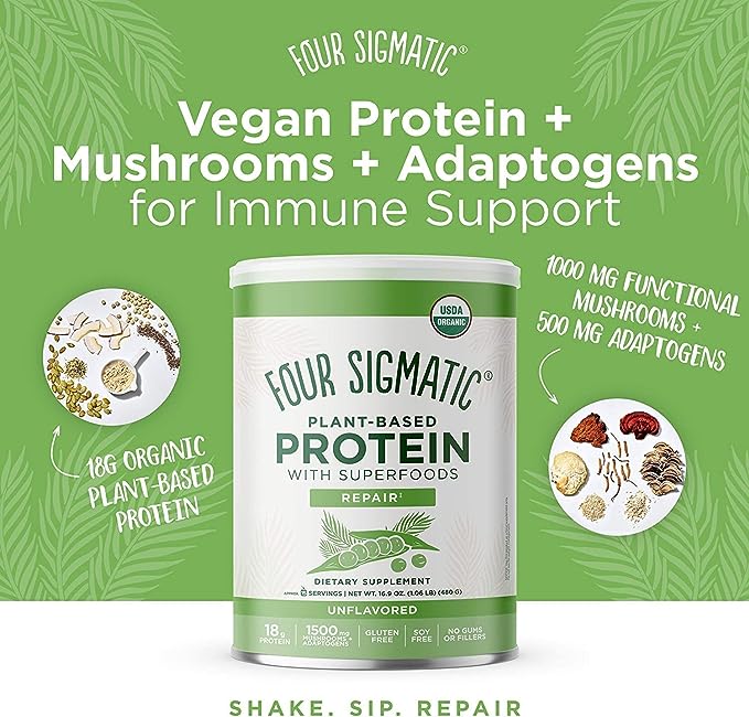 Four Sigmatic Organic Plant-based Protein