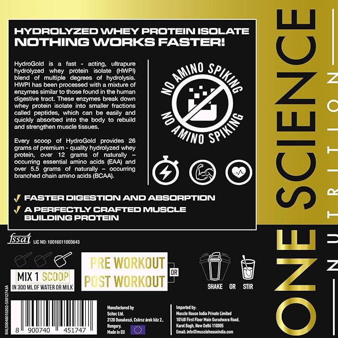 One Science Nutrition (OSN) Hydro Gold Whey Protein