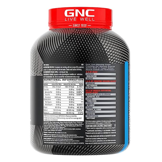 GNC AMP Pure Isolate Zero Carb