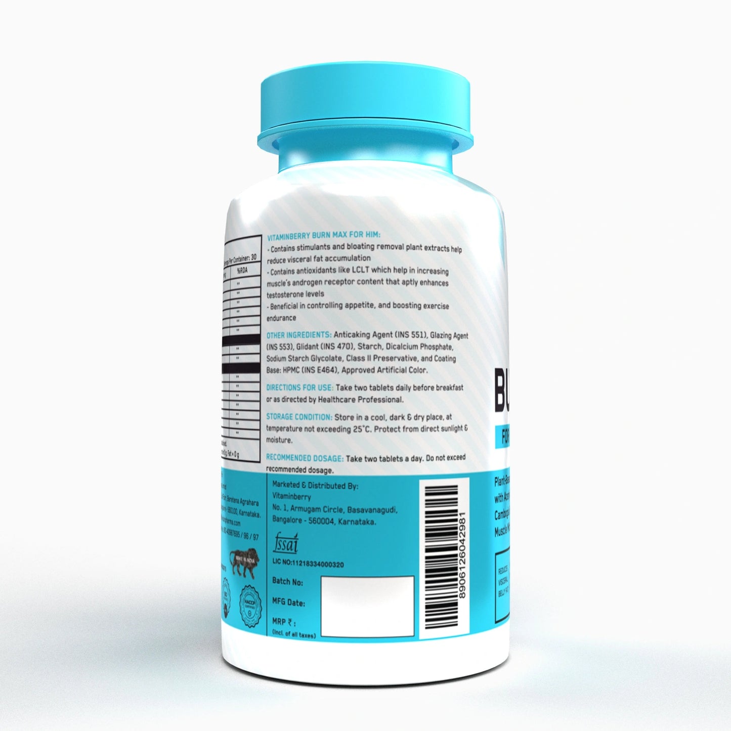 Vitaminberry Burn Max for Him
