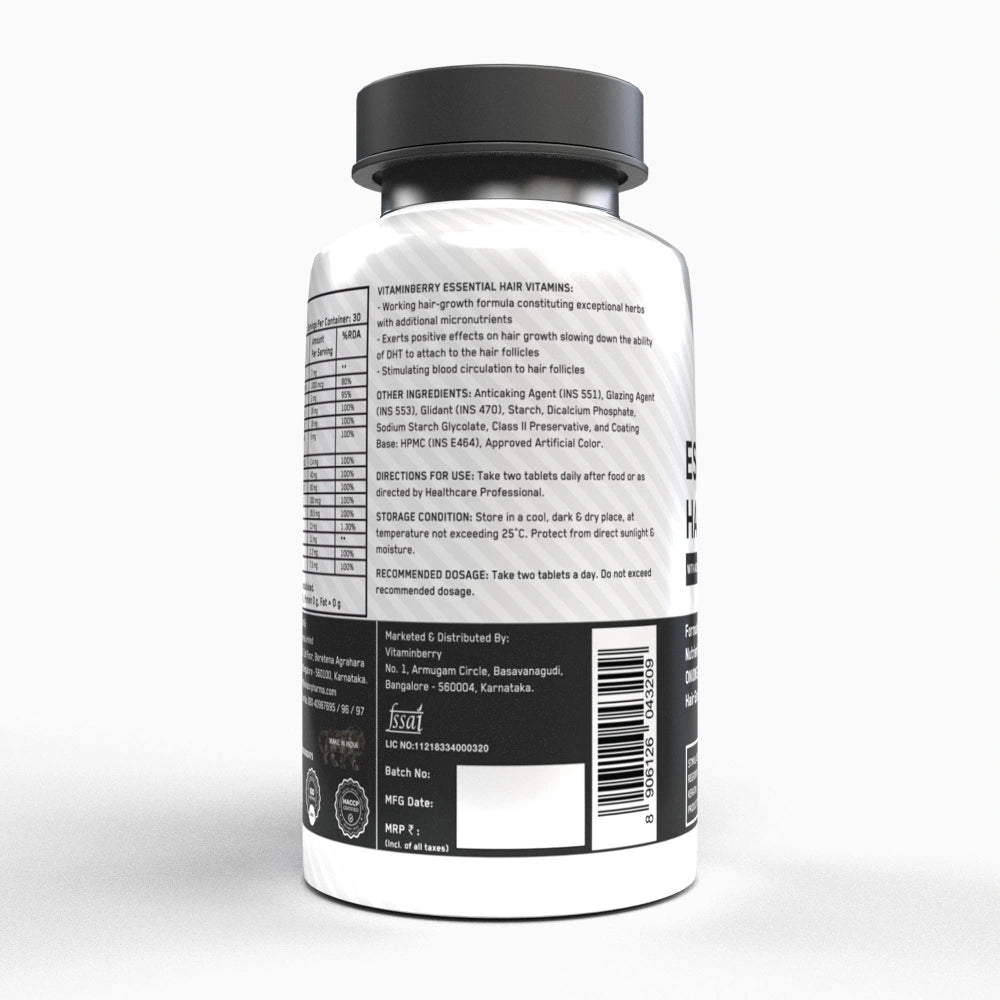 Vitaminberry Essential Hair Vitamin Capsules