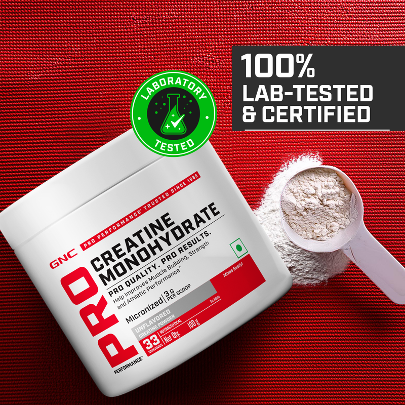 GNC Creatine Monohydrate 100g (32ser) Unflavored