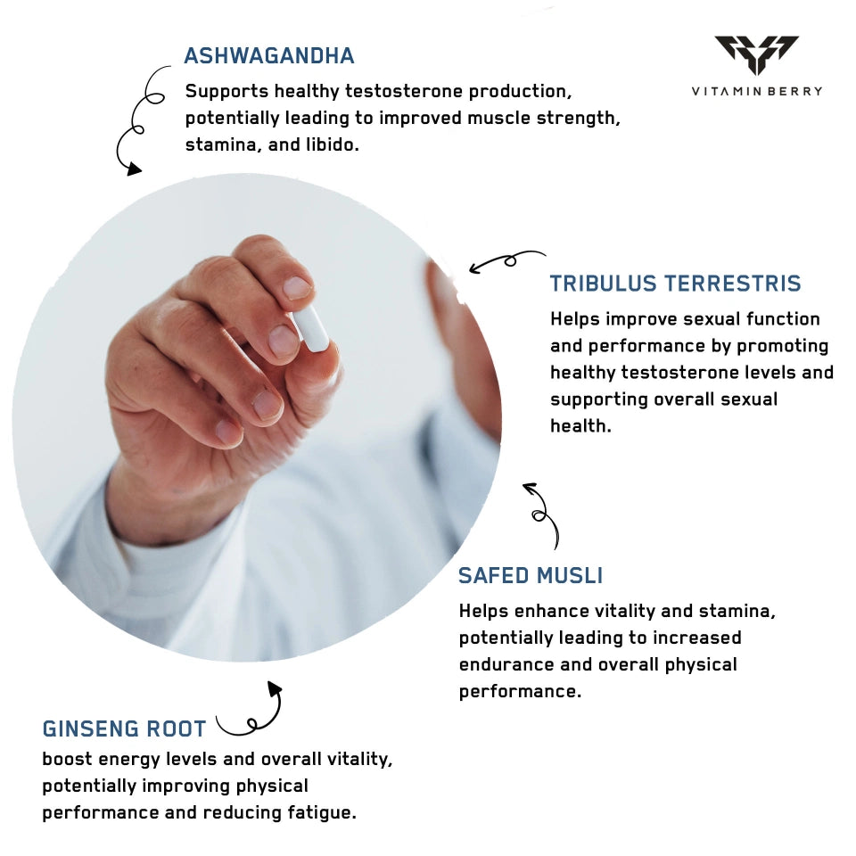 Vitaminberry Ultra Testosterone Booster - 10X Capsules