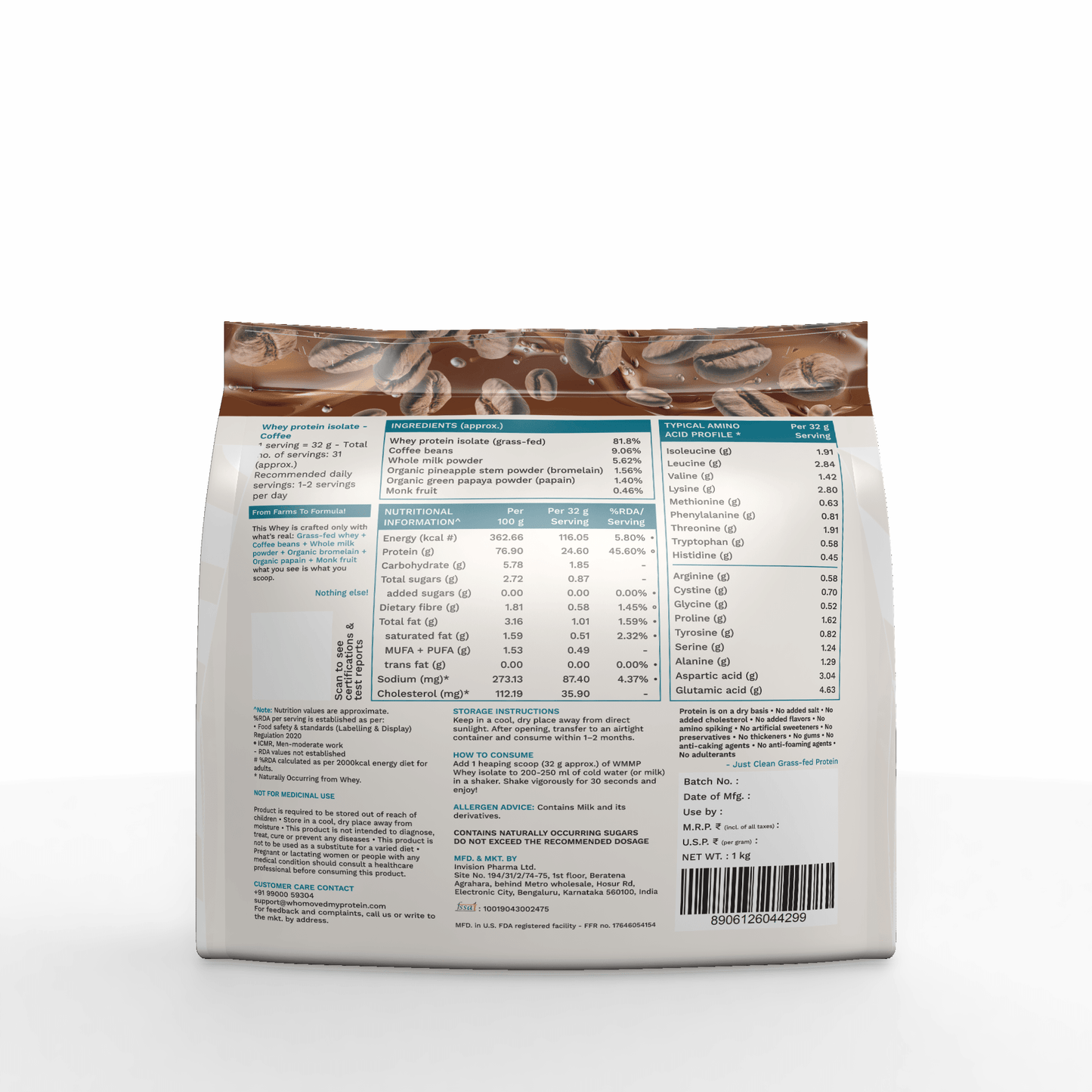 Who Moved My Protein - Grass Fed Whey Protein Isolate