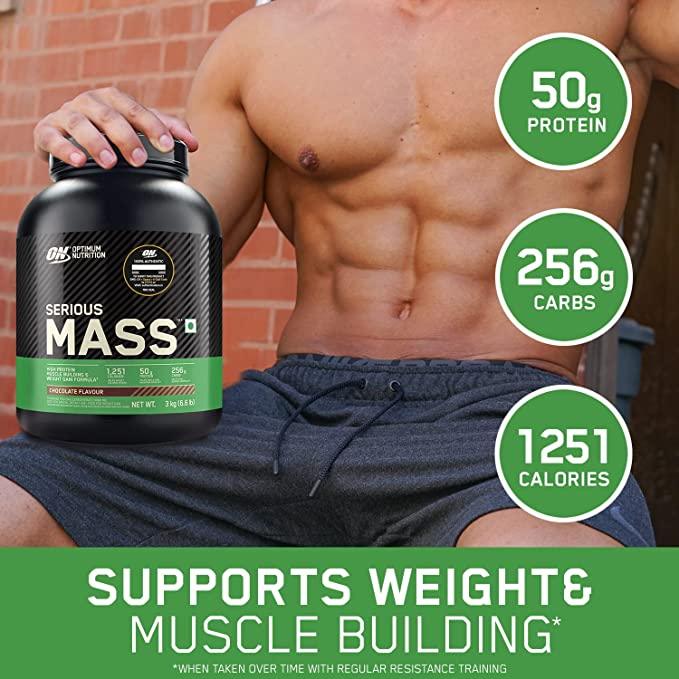Optimum Nutrition (ON) Serious Mass Weight Gainer Powder - Vitaminberry.com