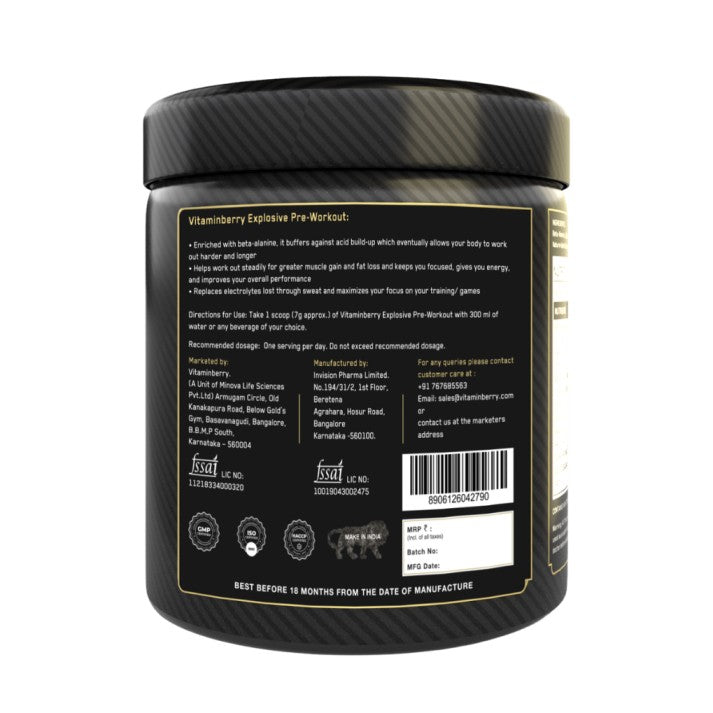 Vitaminberry Explosive PRE-WORKOUT