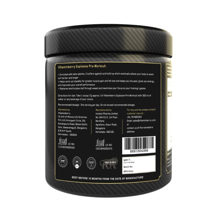 Vitaminberry Explosive PRE-WORKOUT