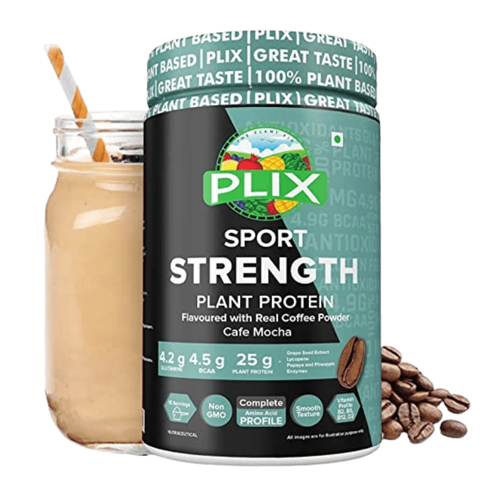 PLIX Strength Vegan Post Workout Plant based Protein Powder - Vitaminberry.com