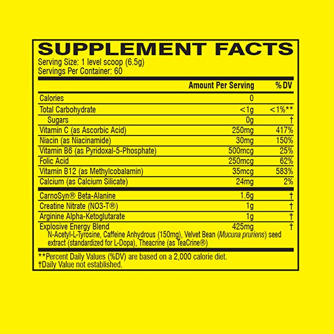 Cellucour C4 Pre Workout (60 Servings , 390 Grams)