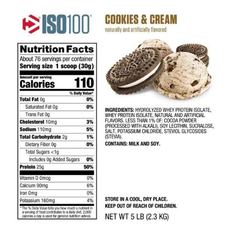 Dymatize ISO 100 Hydrolyzed – 100% Whey Protein Isolate
