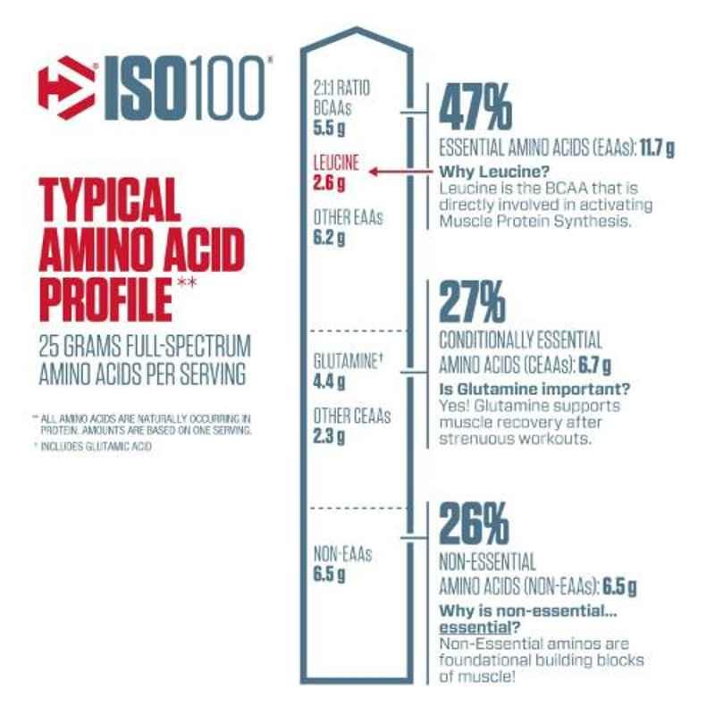 Dymatize ISO 100 Hydrolyzed – 100% Whey Protein Isolate