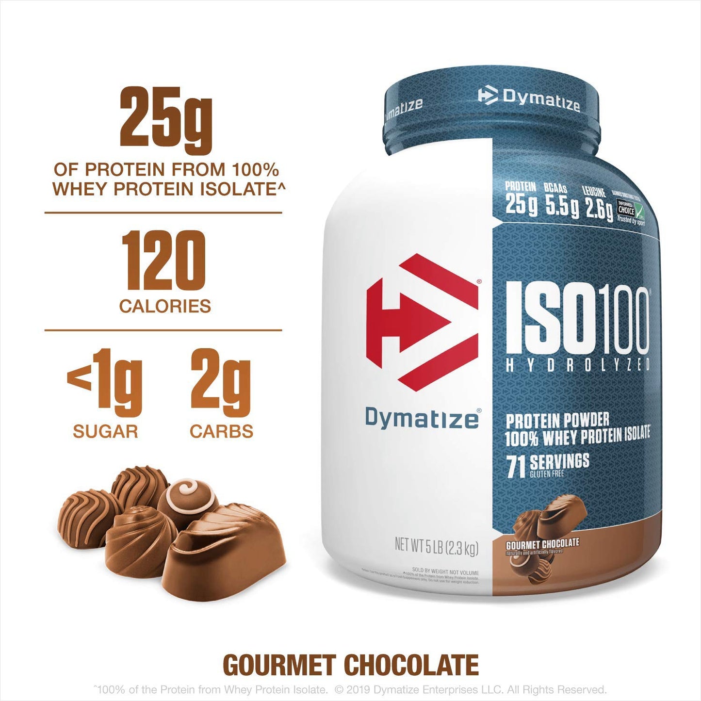 Dymatize ISO 100 Hydrolyzed – 100% Whey Protein Isolate