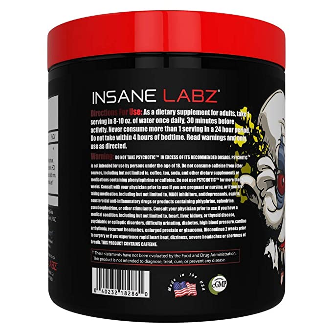 Insane Labz Psychotic Pre Workout