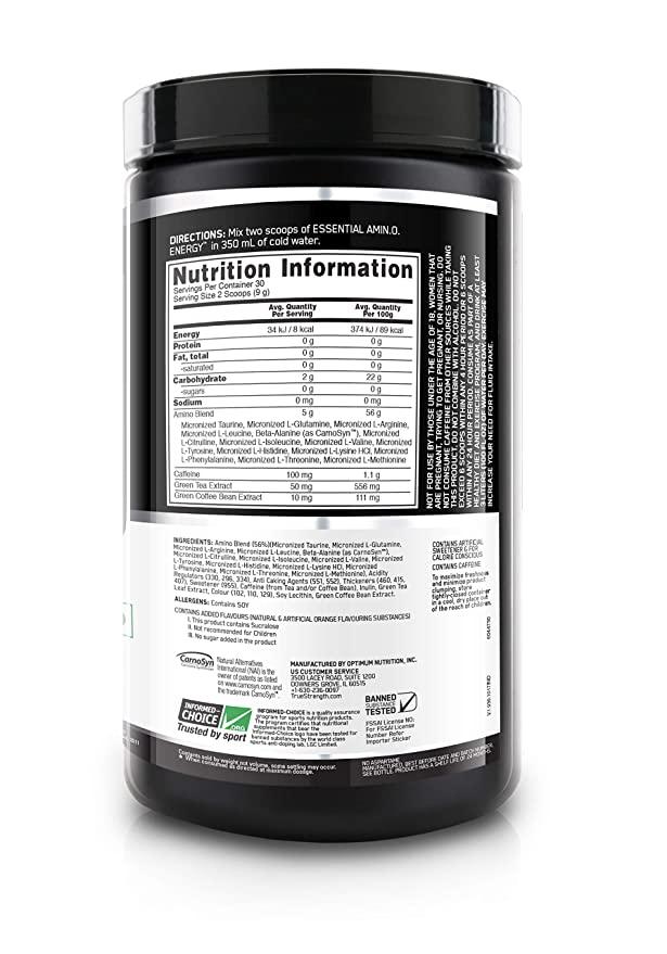 Optimum Nutrition (ON) Essential Amino Energy - Vitaminberry.com
