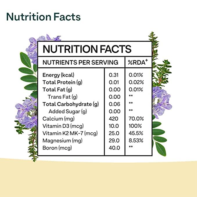 OZIVA Bettr.CalD3+ (Plant-Based Calcium, Vitamin D3 & K2) - Vitaminberry.com