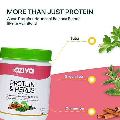 Oziva Protein & Herbs for Women - Natural Protein with Whey - Vitaminberry.com