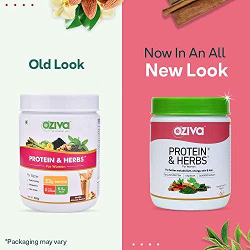 Oziva Protein & Herbs for Women - Natural Protein with Whey - Vitaminberry.com