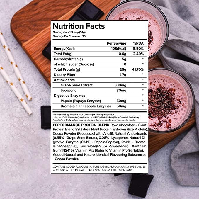 PLIX Strength Vegan Post Workout Plant based Protein Powder - Vitaminberry.com