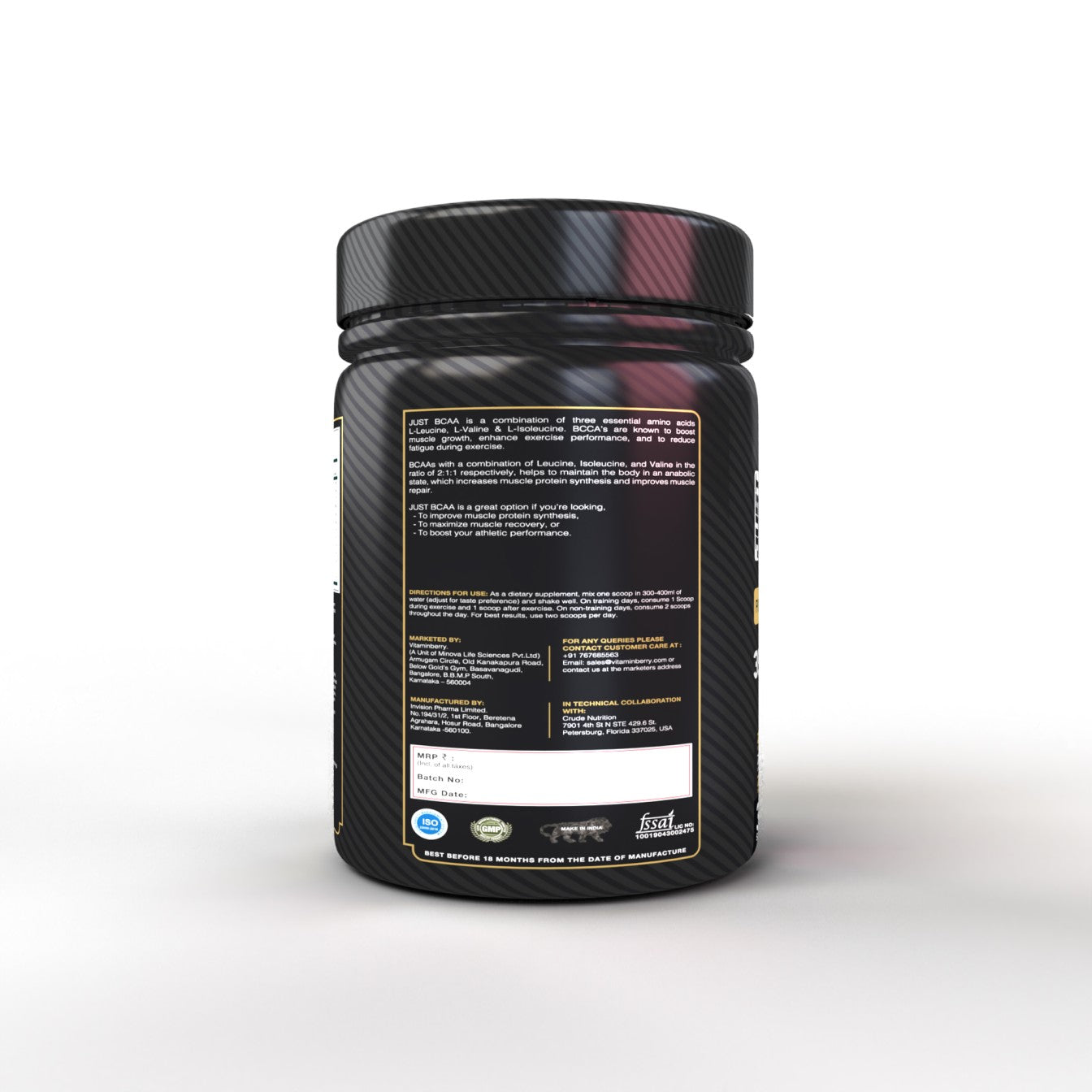 Vitaminberry JUST BCAA ( Premium Bcaa )
