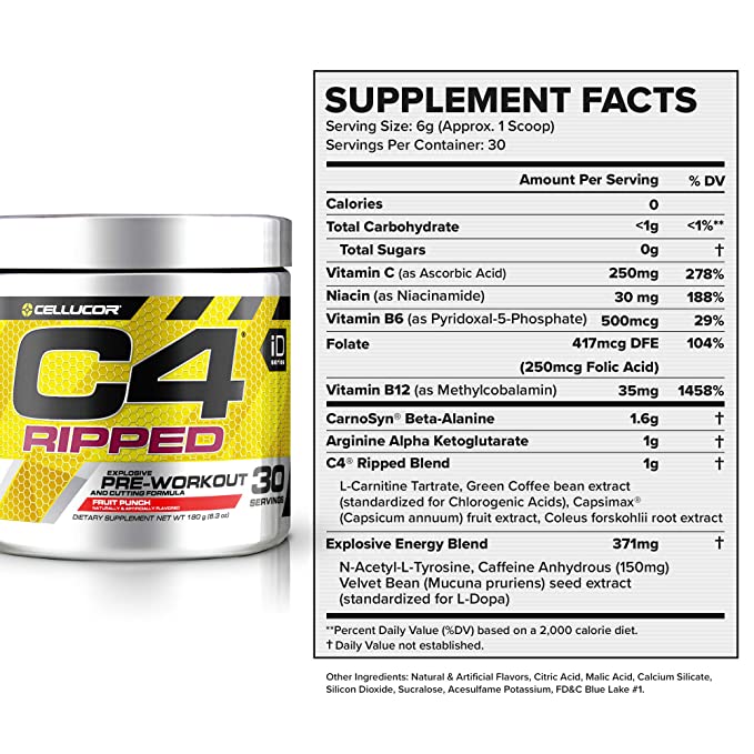 Cellucor Pre-Workout C4 Ripped