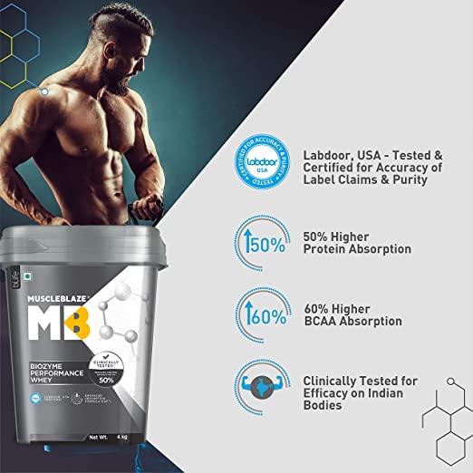 MuscleBlaze Biozyme Performance Whey Protein - Vitaminberry.com