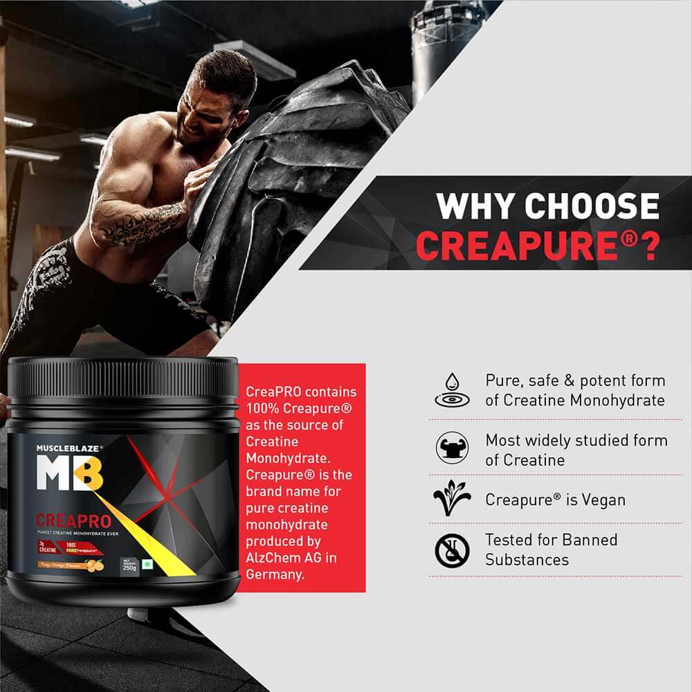 MuscleBlaze CreaPRO Creatine with Creapure