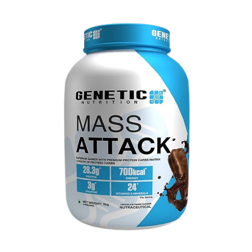 Genetic Nutrition Mass Attack - Muscle Mass Gainer Powder