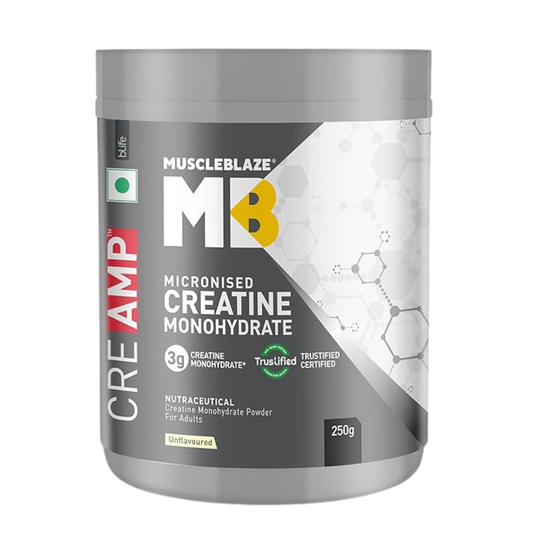 MuscleBlaze Micronised Creatine Monohydrate CreAMP Powder