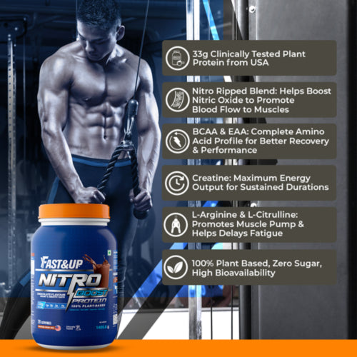 Fast&Up Nitro Boost Protein - 33G Plant Protein