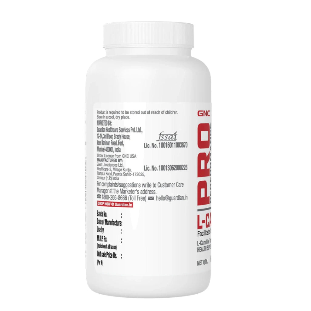 GNC Pro Performance L-Carnitine Tablets 500mg