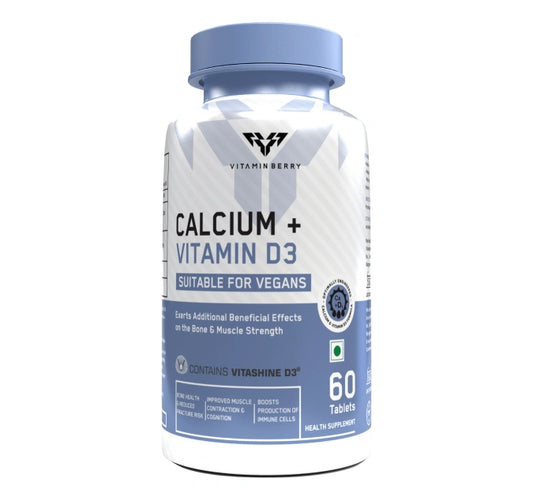 Vitaminberry Calcium+ Vitamin D3 Capsules