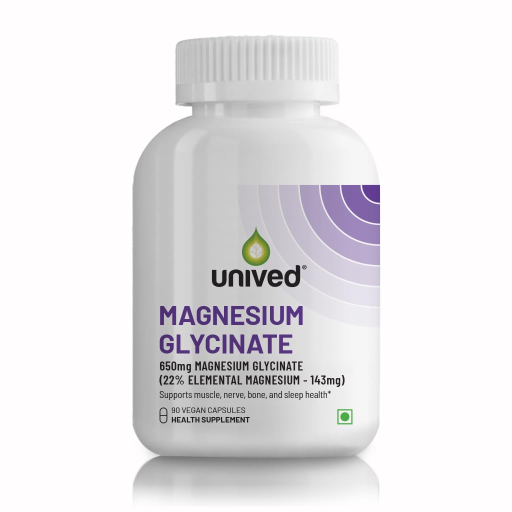 Unived Magnesium Glycinate Chelate Buffered 650mg