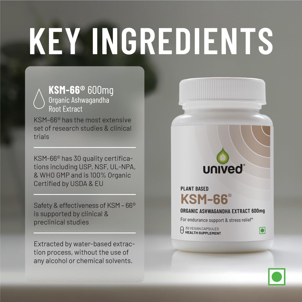 Unived KSM-66 Ashwagandha 600mg