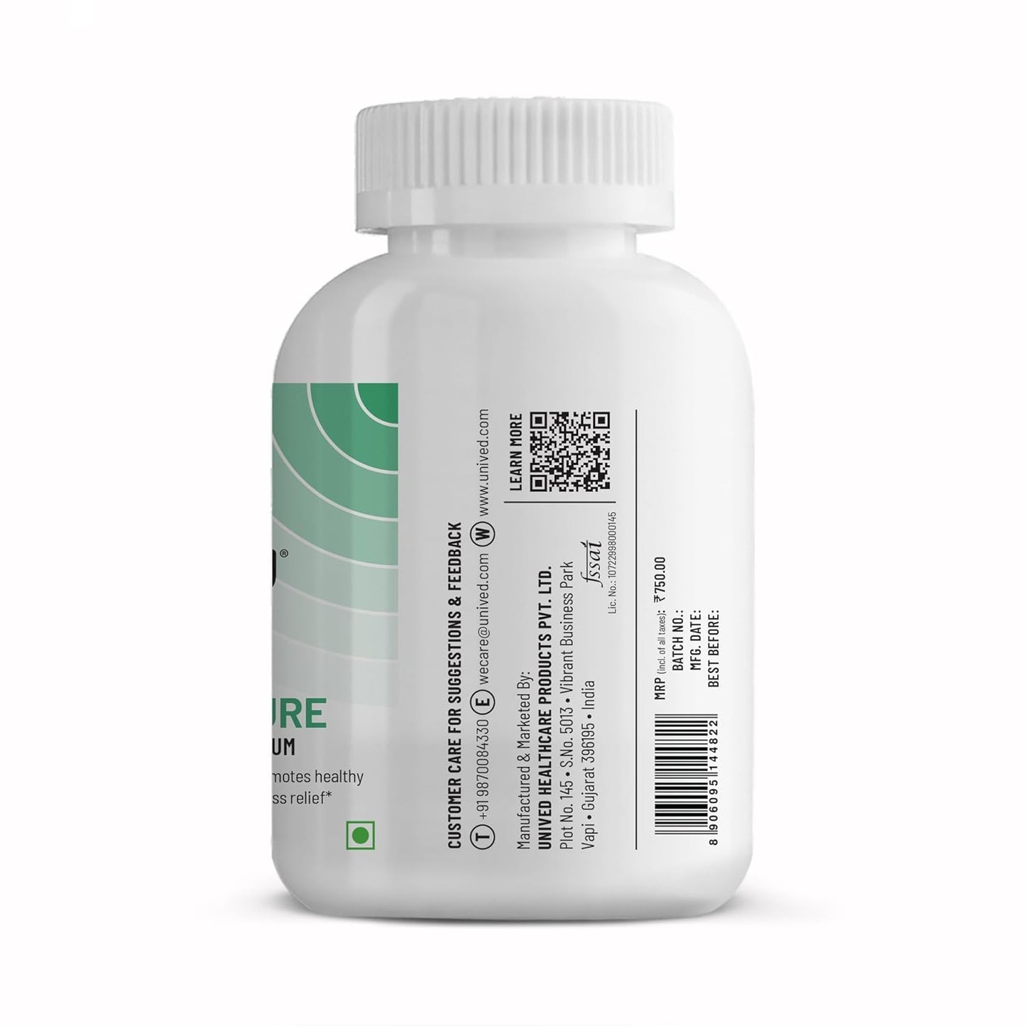 Unived Chelated Magnesium Glycinate Pure (Non‑Buffered)