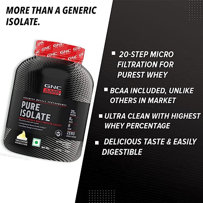 GNC AMP Pure Isolate Zero Carb