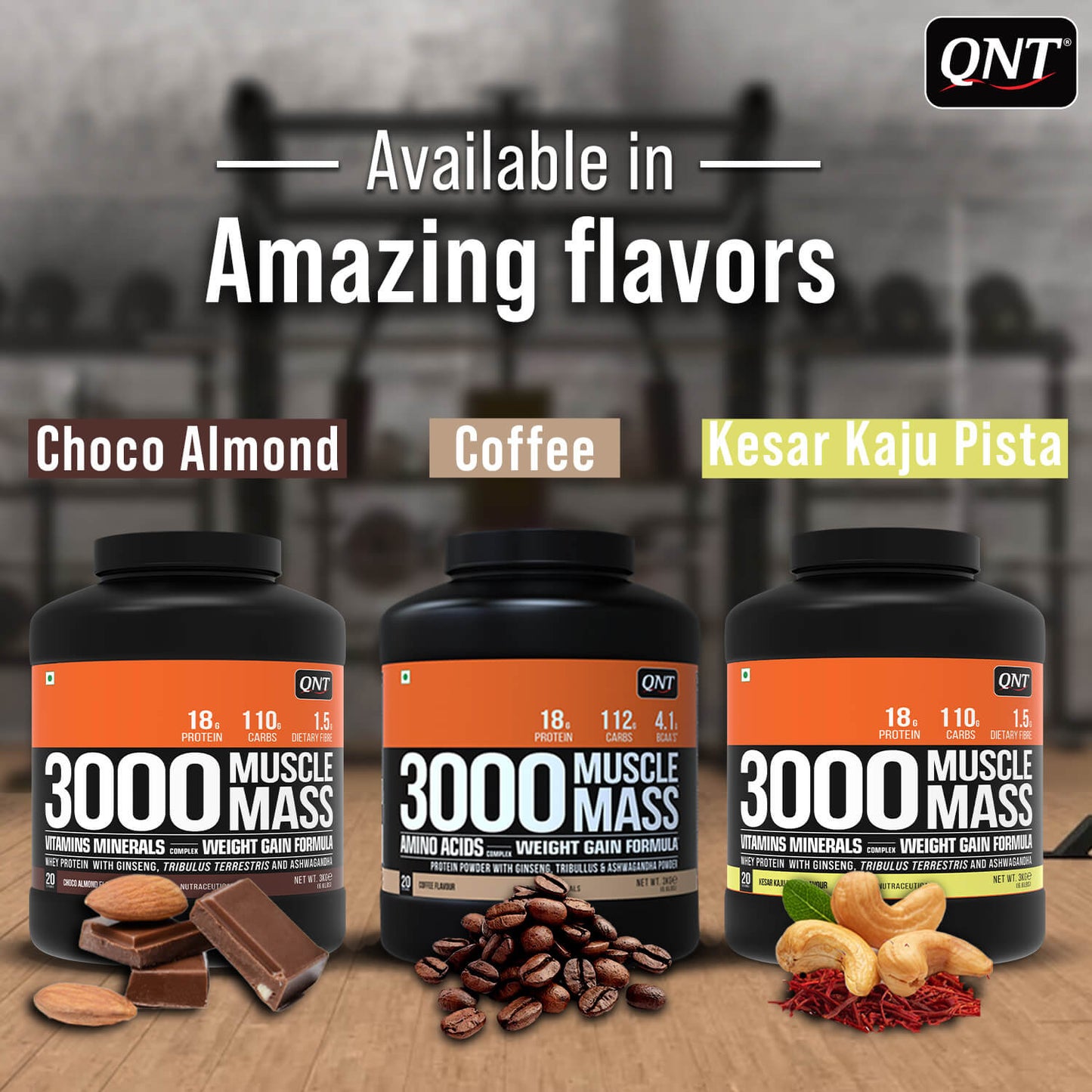 QNT Muscle Mass 3000 Weight Gainer
