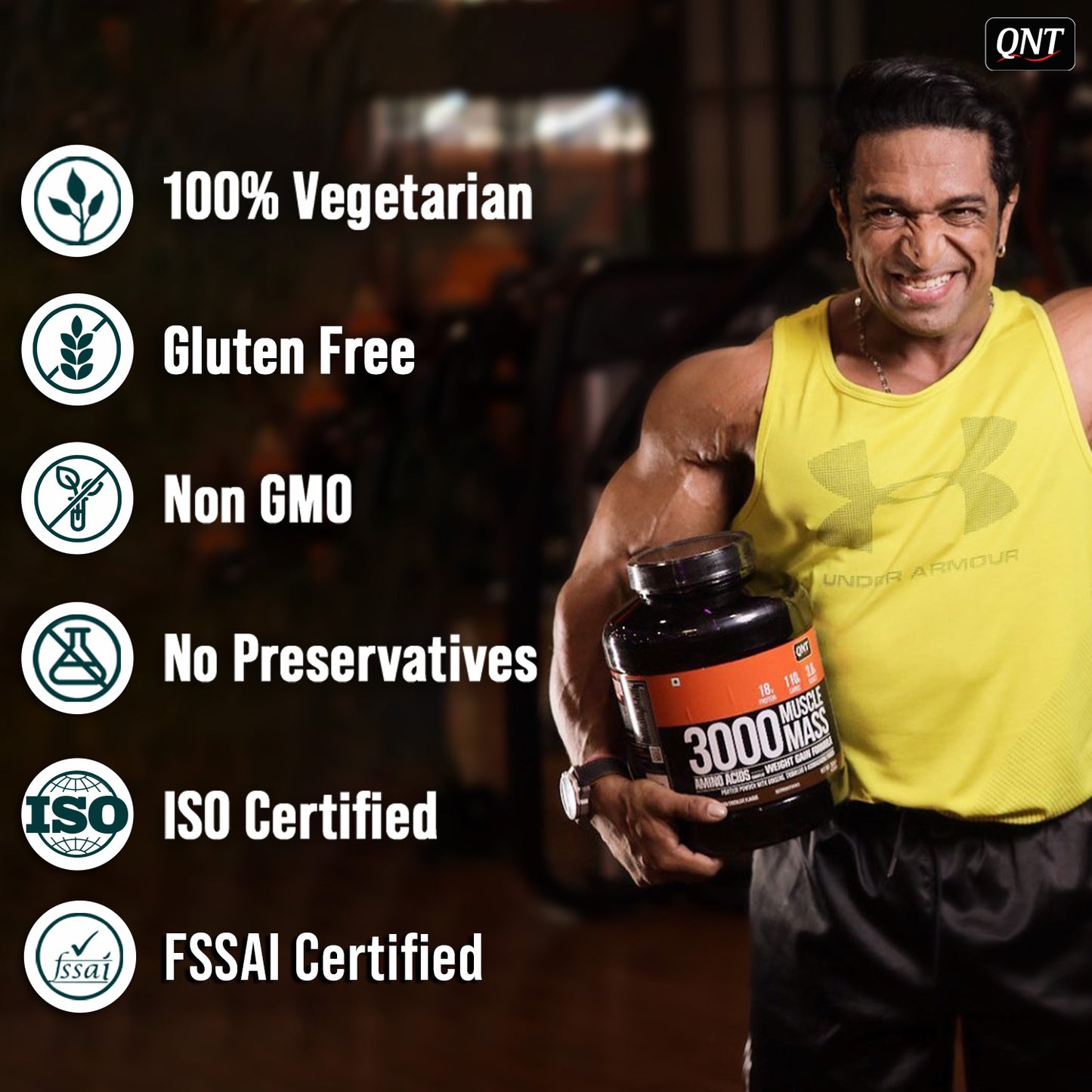 QNT Muscle Mass 3000 Weight Gainer
