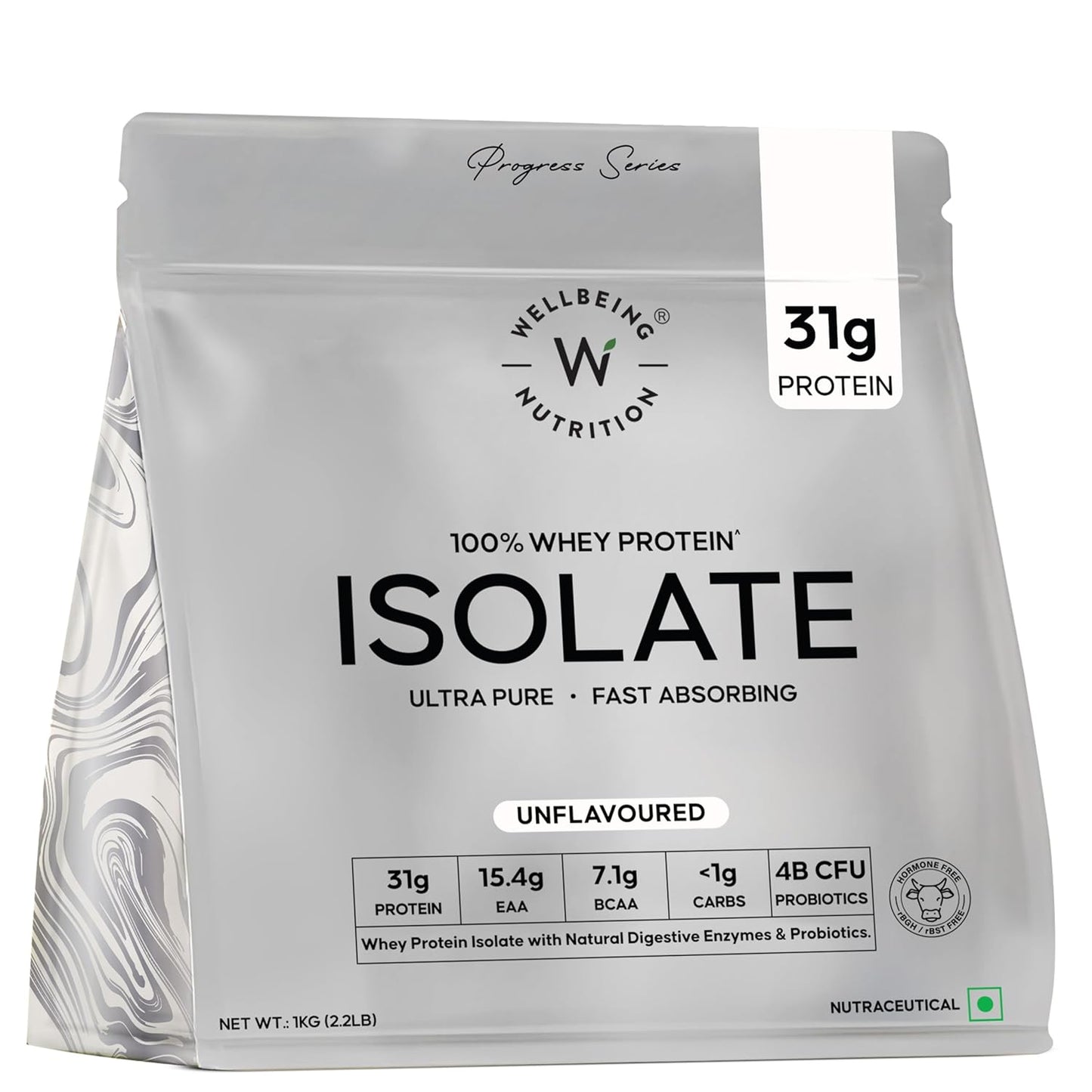 Wellbeing Nutrition Clean Whey Protein Isolate