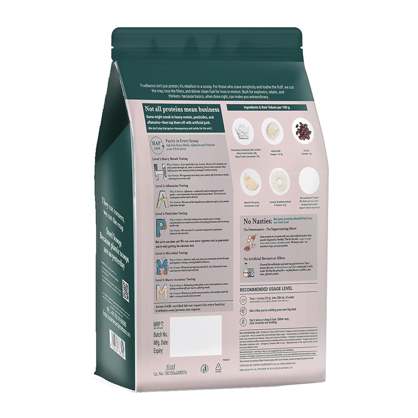 TrueBasics Clean Whey Protein