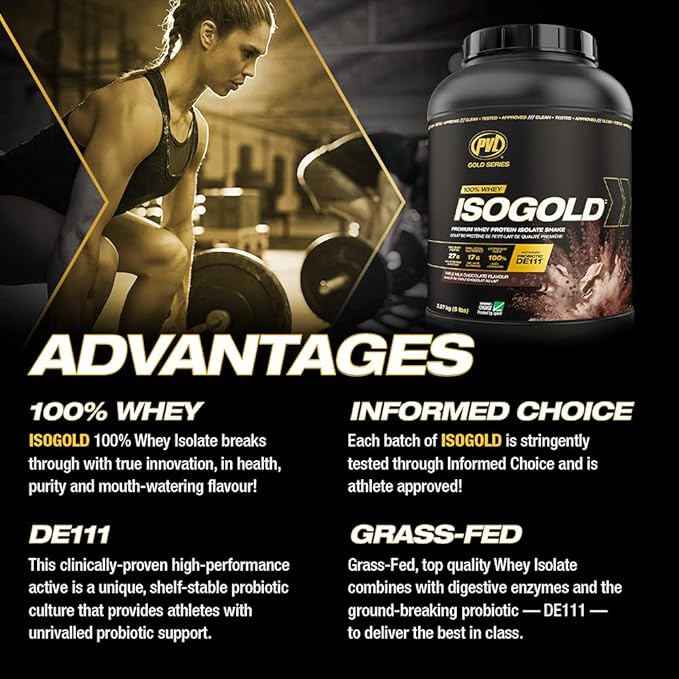 PVL IsoGold Premium Whey Protein Isolate