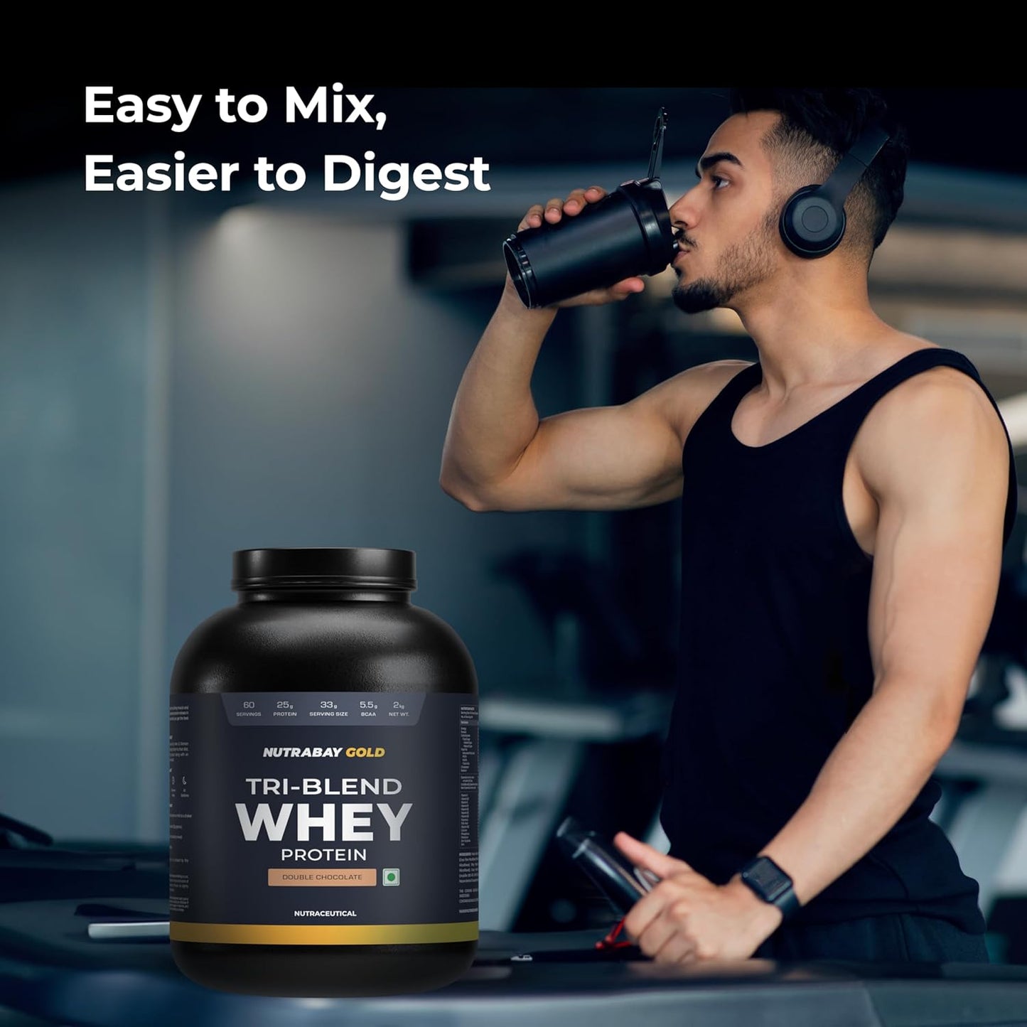 Nutrabay Gold Tri Blend Whey Protein