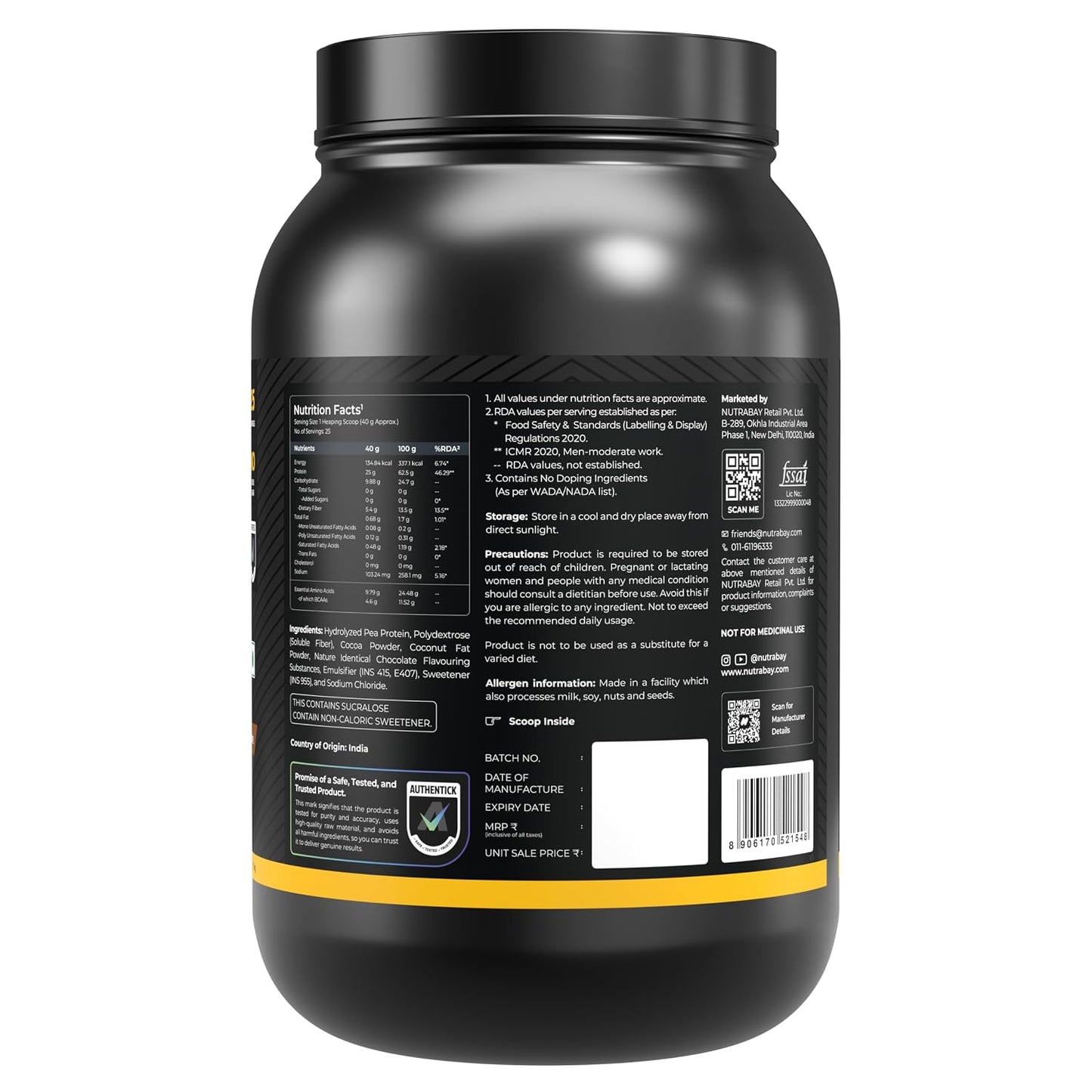 NUTRABAY Gold Pea Protein