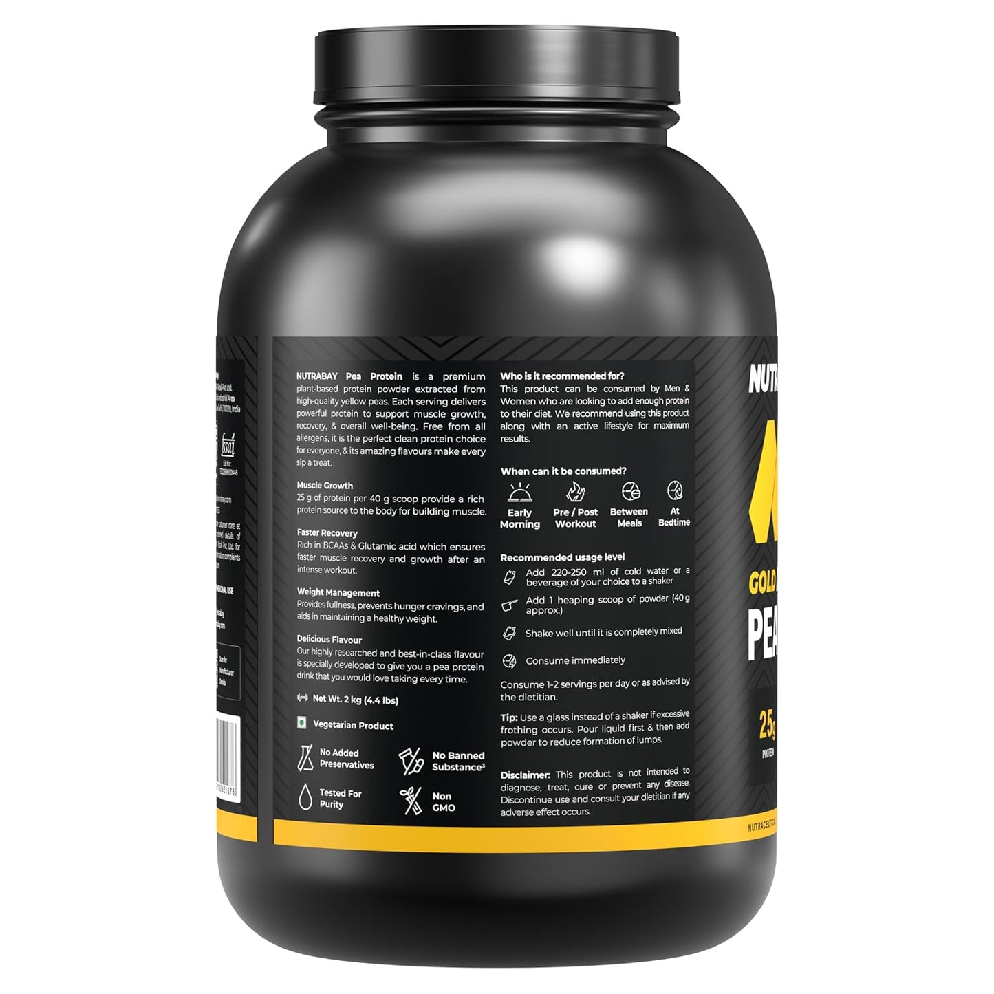 NUTRABAY Gold Pea Protein