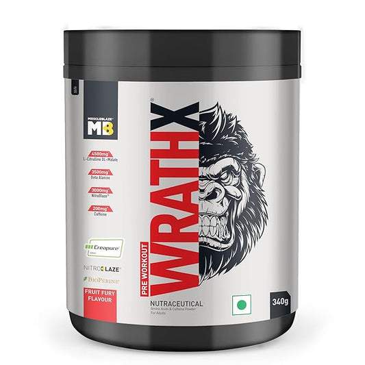 MuscleBlaze Pre-Workout WrathX