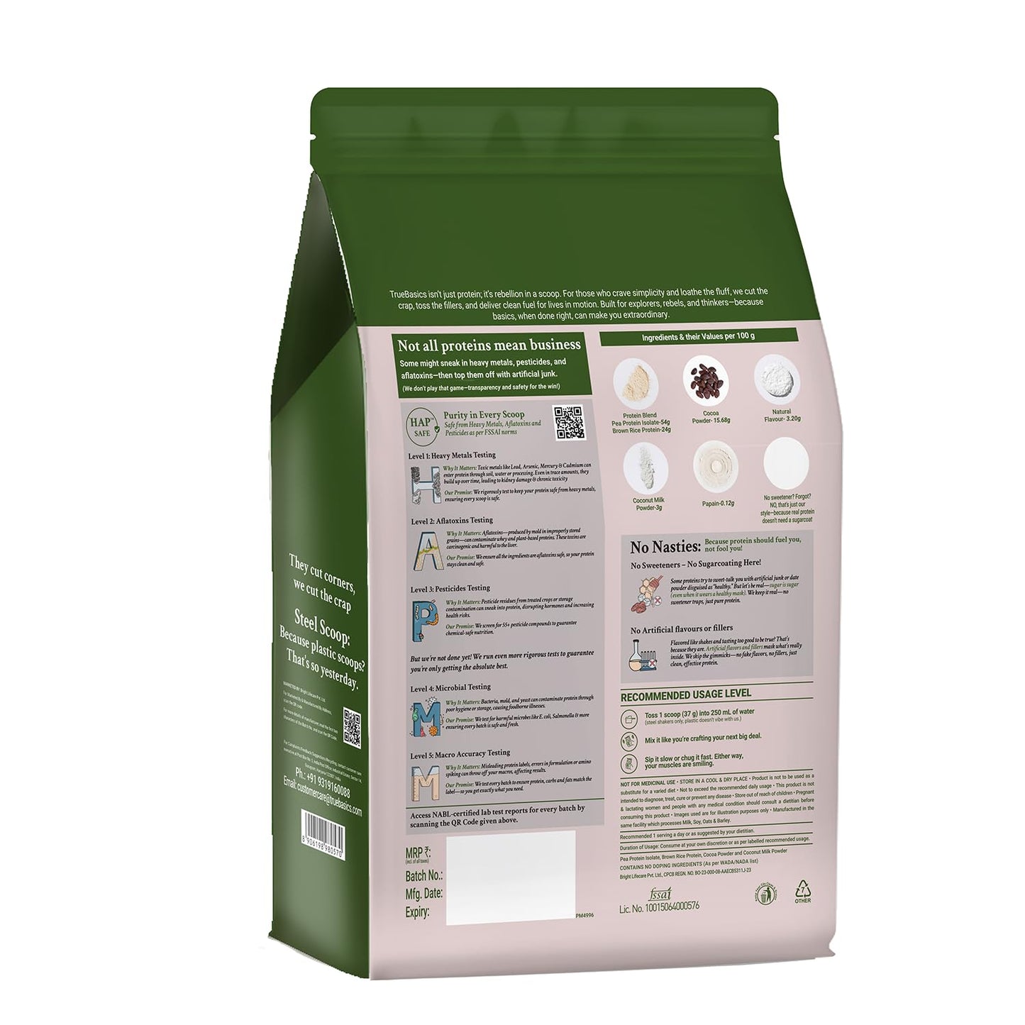 TrueBasics Clean Plant Protein