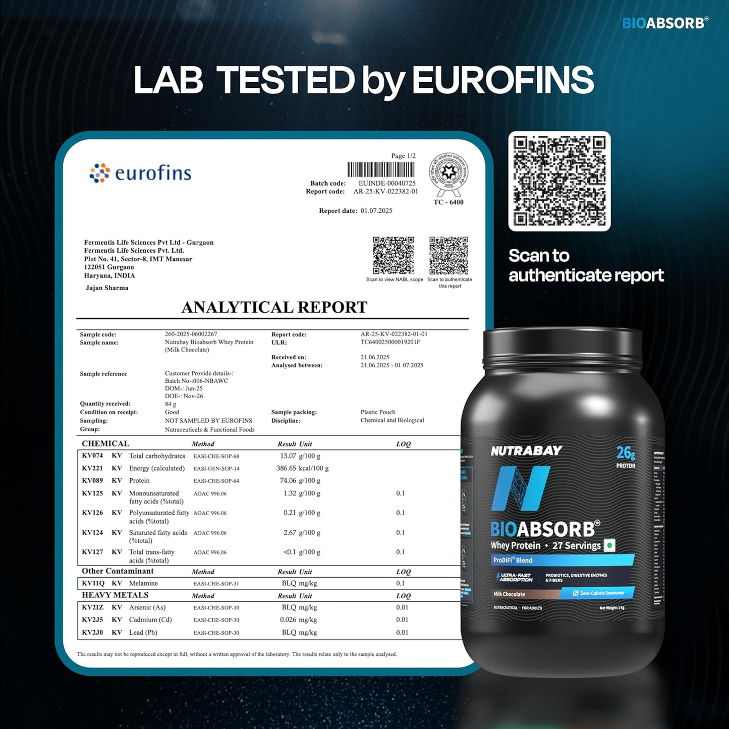 Nutrabay BioAbsorb Whey Protein